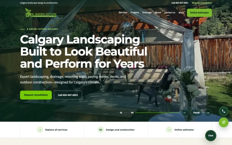 A Green Future, ranked top 5 landscaping in Calgary & Airdrie