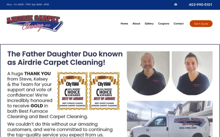 Airdrie Carpet Cleaning, carpet cleaning in Calgary, Airdrie & Cochrane