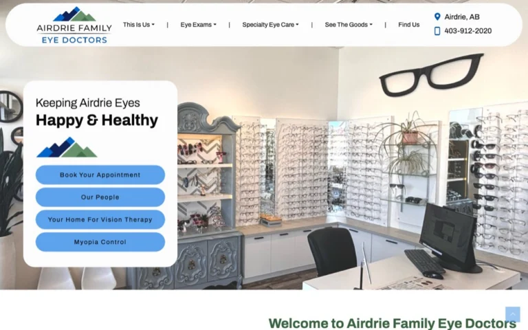 Airdrie Family Eye Doctors, optometrists in Airdrie