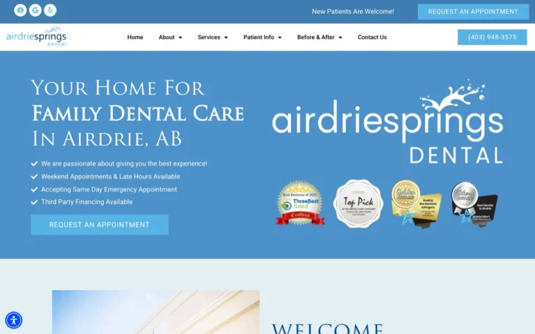 Airdrie Springs Dental, ranked top 5 dentists in Airdrie