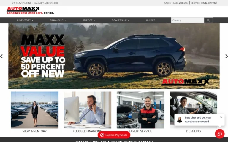 Automaxx, auto sales in Calgary, Airdrie & Chestermere