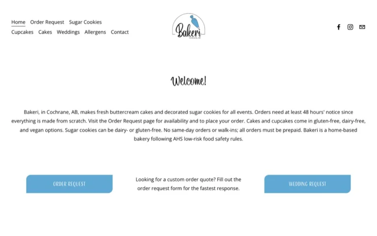 Bakeri by Jess, bakeries in Cochrane