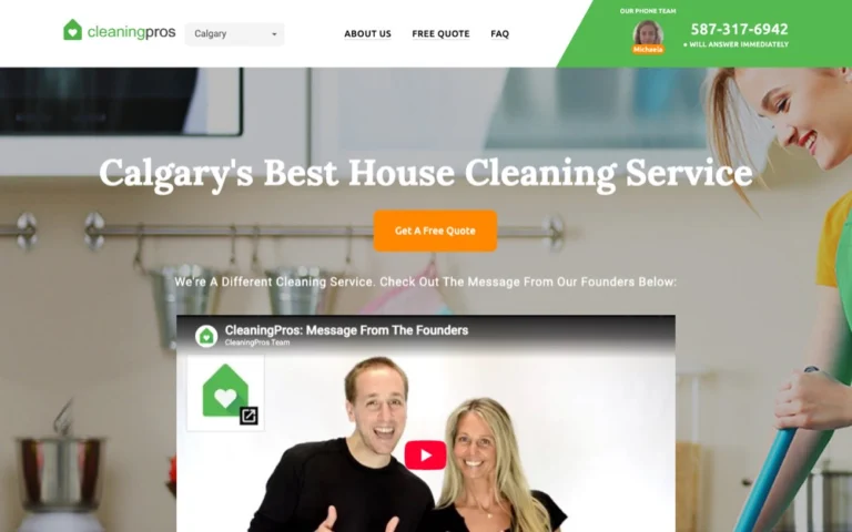 CleaningPros, ranked top 5 house cleaning in Calgary & Airdrie