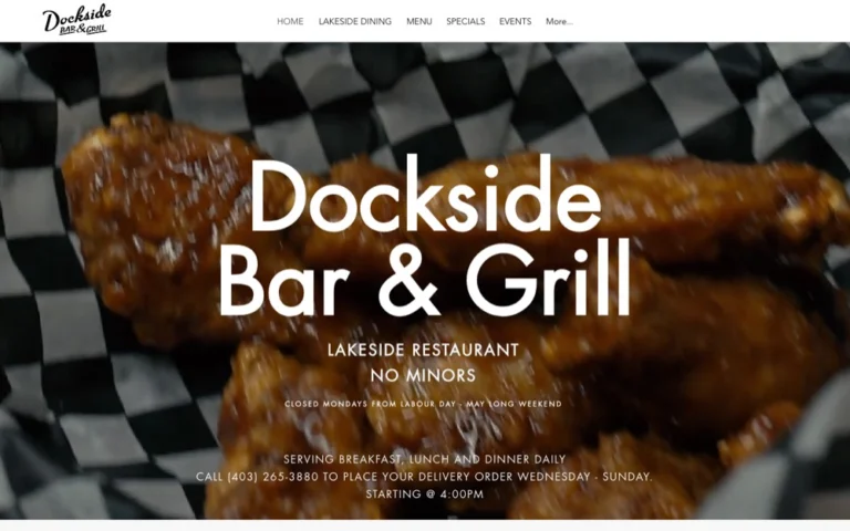 Dockside Bar & Grill, restaurants in Calgary & Chestermere