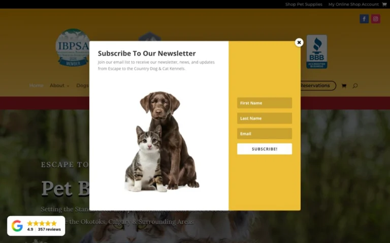 Escape to the Country Pet Retreat, dog daycare & boarding in Calgary & Okotoks
