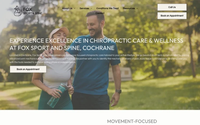 Fox Sport and Spine, chiropractors in Cochrane
