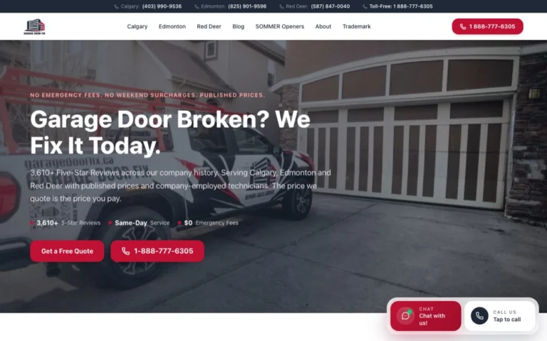 Garage Door Fix, garage doors in Calgary, Airdrie, Okotoks, Cochrane & Chestermere