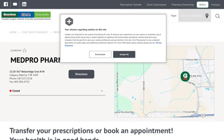 Guardian Medpro Pharmacy, pharmacies in Calgary