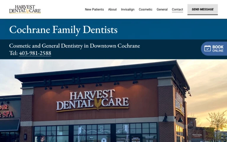 Harvest Dental Care Cochrane, dentists in Calgary & Cochrane