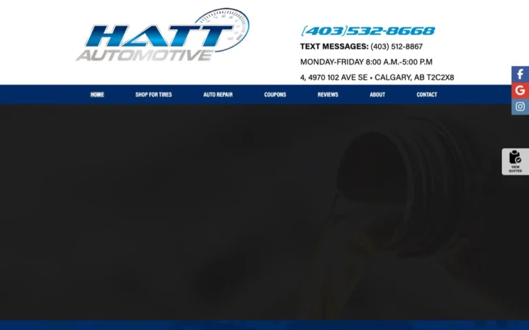 Hatt Automotive & Fleet Repair, auto repair in Calgary, Airdrie & Okotoks
