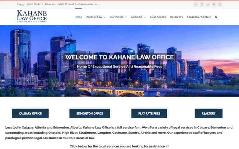 Kahane Law Office, lawyers in Calgary, Airdrie, Okotoks & Cochrane