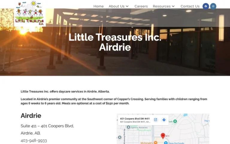 Little Treasures Airdrie, daycares in Calgary, Airdrie & Okotoks