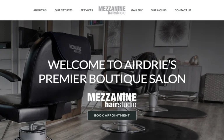 Mezzanine Hair Studio, ranked top 5 hair salons in Airdrie
