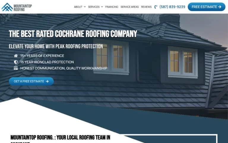 Mountaintop Roofing, roofing in Calgary, Airdrie, Cochrane & Chestermere