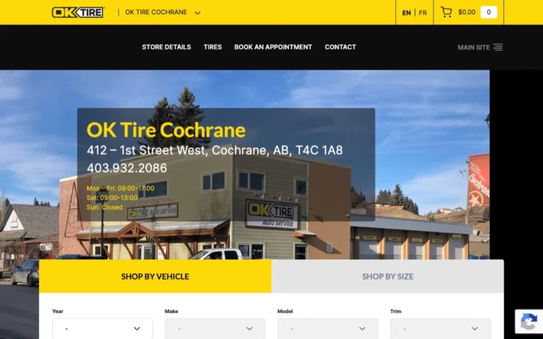 OK Tire Cochrane, tire shops in Calgary & Cochrane