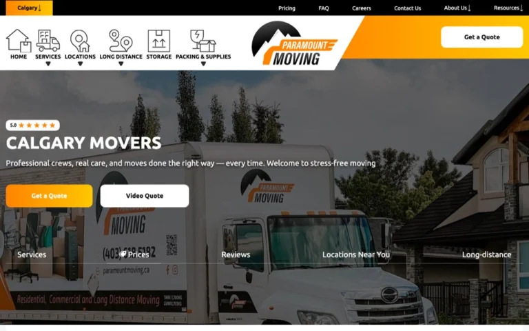 Paramount Moving, movers in Calgary, Airdrie, Okotoks, Cochrane & Chestermere
