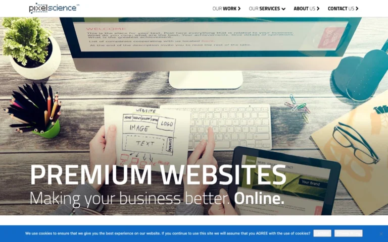 Pixel Science Rich Media & Marketing, website design in Calgary