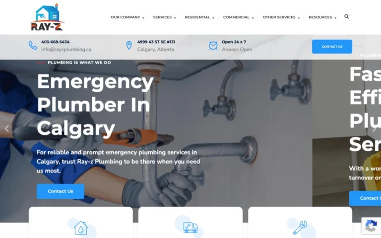 Ray-Z Plumbing & Heating, ranked top 5 plumbers in Calgary & Airdrie