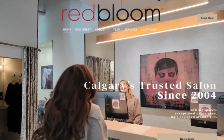RedBloom Salon, ranked top 5 hair salons in Calgary