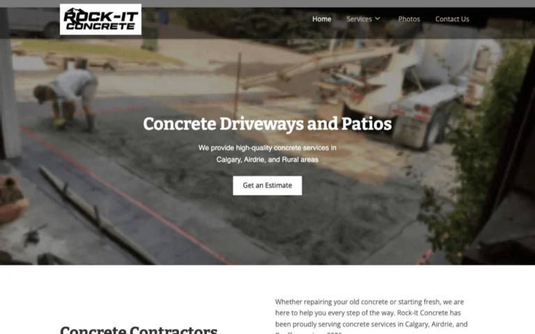 Rock-It Concrete Ltd, concrete in Airdrie