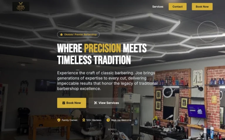 Sharp Legacy Barbershop, barbers in Okotoks