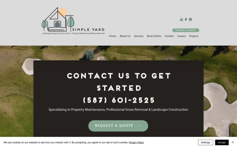 Simple Yard, landscaping in Cochrane