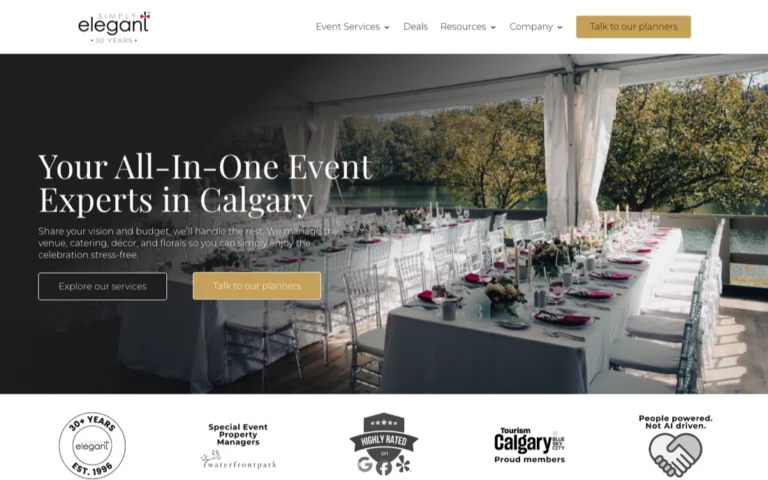 Simply Elegant, catering in Calgary