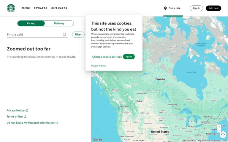 Starbucks, coffee shops in Airdrie