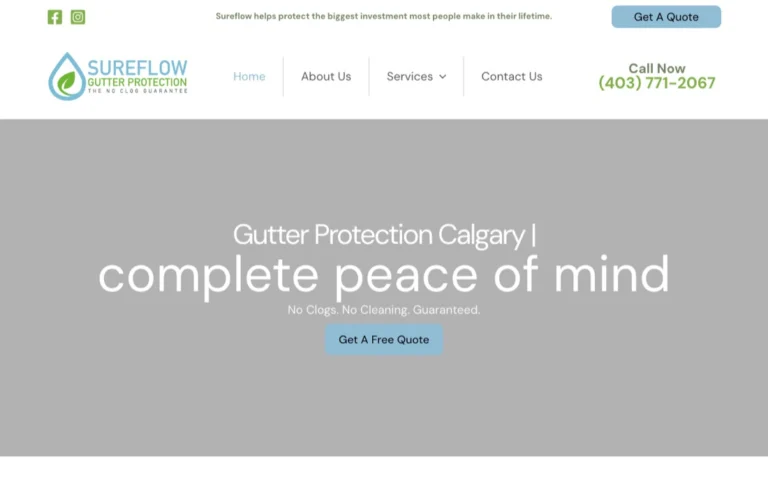 Sureflow Gutter Protection Inc., eavestroughs in Calgary