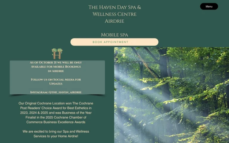 The Haven Airdrie, spas in Airdrie