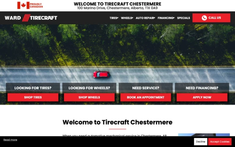 Tirecraft Chestermere, auto repair in Chestermere