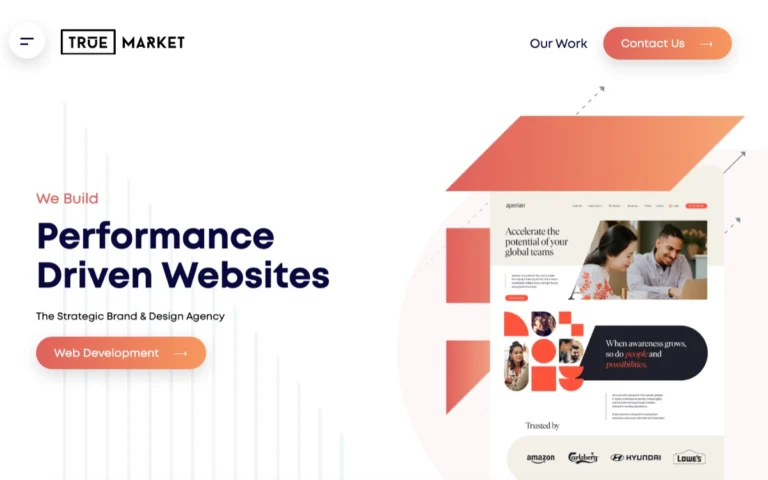 True Market, website design in Calgary