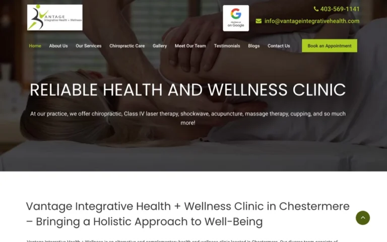 Vantage Integrative Health Massage, massage therapy in Chestermere