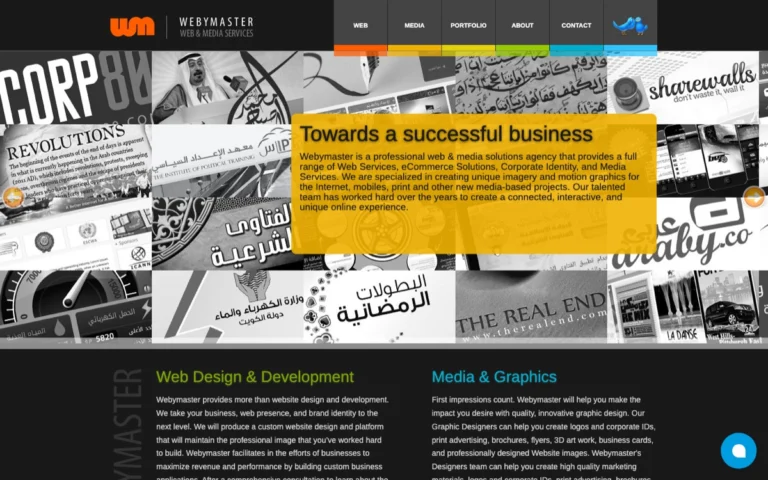 WebyMaster, website design in Calgary